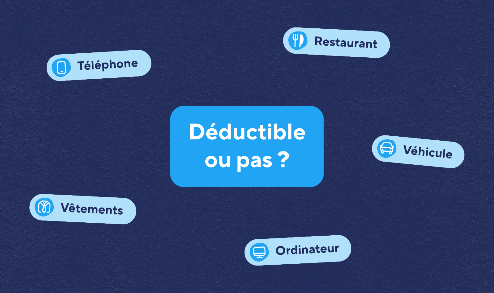 Illustration sur les dépenses déductibles en entreprise et les frais professionnels.