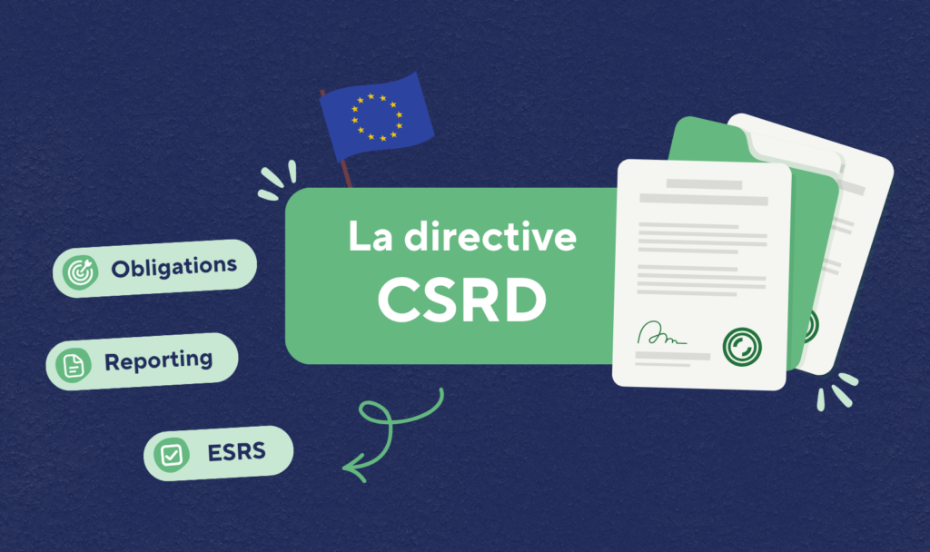 Illustration de la CSRD et du reporting de durabilité des entreprises